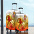 Hawaii Luggage Cover Humpback Whale with Hibiscus Plumeria1