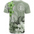 Northern Mariana Islands T-Shirt Custom Personalised Floral Spirit Sage Green2
