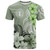 Northern Mariana Islands T-Shirt Custom Personalised Floral Spirit Sage Green1