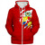 Tonga Sherpa Hoodie Ngatu Crack Style