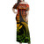Hawaii Polynesian Combo Dress And Shirt Kanaka Polynesian Tribal Wave Kakau Style