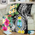 Guam Premium Blanket Summer Plumeria Tribal Tattoo