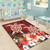 Hawaii Area Rug Polynesia Turtle Drawing Tropical Flower