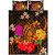 Hawaii Quilt Bed Set Polynesia Tribal Turtle Tropical Flower