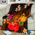 Hawaii Premium Blanket Polynesia Tribal Turtle Tropical Flower