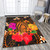 Hawaii Area Rug Polynesia Tribal Turtle Tropical Flower