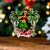 Hawaii Acrylic And Wooden Ornament Girl Hula Christmas Tropical