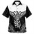 New Zealand Hawaiian Shirt Maori Silver Fern Tattoo Tribal