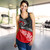 New Zealand Women Tank Maori Tribal Design Flag With Silver Fern