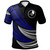Yap Custom Personalised Polo Shirt - Wave Pattern Alternating Blue1