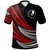 Yap Custom Personalised Polo Shirt - Wave Pattern Alternating Red1