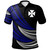 Wallis and Futuna Custom Personalised Polo Shirt - Wave Pattern Alternating Blue1