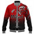 New Zealand Baseball Jacket Maori Silver Fern Tribal Style