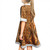 Tonga Women and Kid Christmas Dress Ngatu Fabric Vintage