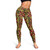 Samoa Legging Siapo Design Tribal Pattern Yellow
