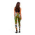 New Zealand Legging Maori Pattern Plumeria