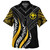 Hawaii Custom Personalised Hawaiian Shirt Strong Fire Pattern Gold1