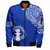 Northern Mariana Islands Bomber Jacket Polynesian Flag With Coat Of Arms
