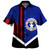Northern Mariana Islands Hawaiian Shirt Flag And American Half Concept Brush Style