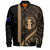 Northern Mariana Islands Bomber Jacket Coat Of Arms Polynesian Tribal Gold