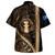 Northern Mariana Islands Hawaiian Shirt Coat Of Arms Polynesian Tribal Gold