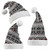 Samoa Christmas Hat Polynesian Tribal Print Stripe Style
