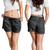 Hawaii Women Shorts Polynesia Pattern Grey