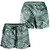 Hawaii Women Shorts Tribal Leaf Green
