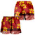 Samoa Women Shorts Plumeria Flower Fabric Design