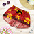 Samoa Women Shorts Plumeria Flower Fabric Design