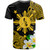 Philippines Filipinos T-Shirt Custom Tribal Lapu Lapu With Plumeria Flower