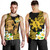 Philippines Filipinos Tank Top Custom Tribal Lapu Lapu With Plumeria Flower
