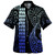 Hawaii Hawaiian Shirt Polynesia Kakau Style Gradient Blue