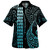 Hawaii Hawaiian Shirt Polynesia Kakau Style Turquoise