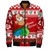 American Samoa Bomber Jacket Santa Claus Ho Ho Ho Christmas