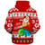 Hawaii Sherpa Hoodie Santa Claus Ho Ho Ho Christmas