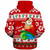 American Samoa Sherpa Hoodie Santa Claus Ho Ho Ho Christmas