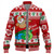 American Samoa Baseball Jacket Santa Claus Ho Ho Ho Christmas