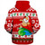 Tonga Sherpa Hoodie Santa Claus Ho Ho Ho Christmas