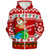 Philippines Filipinos Sherpa Hoodie Santa Claus Ho Ho Ho Christmas