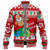 Samoa Baseball Jacket Santa Claus Ho Ho Ho Christmas