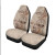 Marshall Islands Car Seat Cover - Hibiscus Flowers Vintage Style