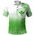 Hawaii Polo Shirt Custom Kanaka Paisley Style Green