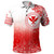 Hawaii Polo Shirt Custom Kanaka Paisley Style Red