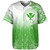 Hawaii Baseball Shirt Custom Kanaka Paisley Style Green
