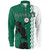 Hawaii Long Sleeve Shirt Custom Women Volleyball Polynesia Tattoo