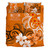 Fiji Bedding Set Polynesian Floral Spirit Orange2
