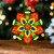Philippines Filipinos Acrylic And Wooden Ornament Traditional Flower