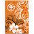 Hawaii Area Rug Polynesian Floral Spirit Orange2
