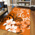 Cook Islands Area Rug Polynesian Floral Spirit Orange1